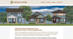 Desktop Screenshot of mosaicridgemadison.com