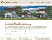 Tablet Screenshot of mosaicridgemadison.com